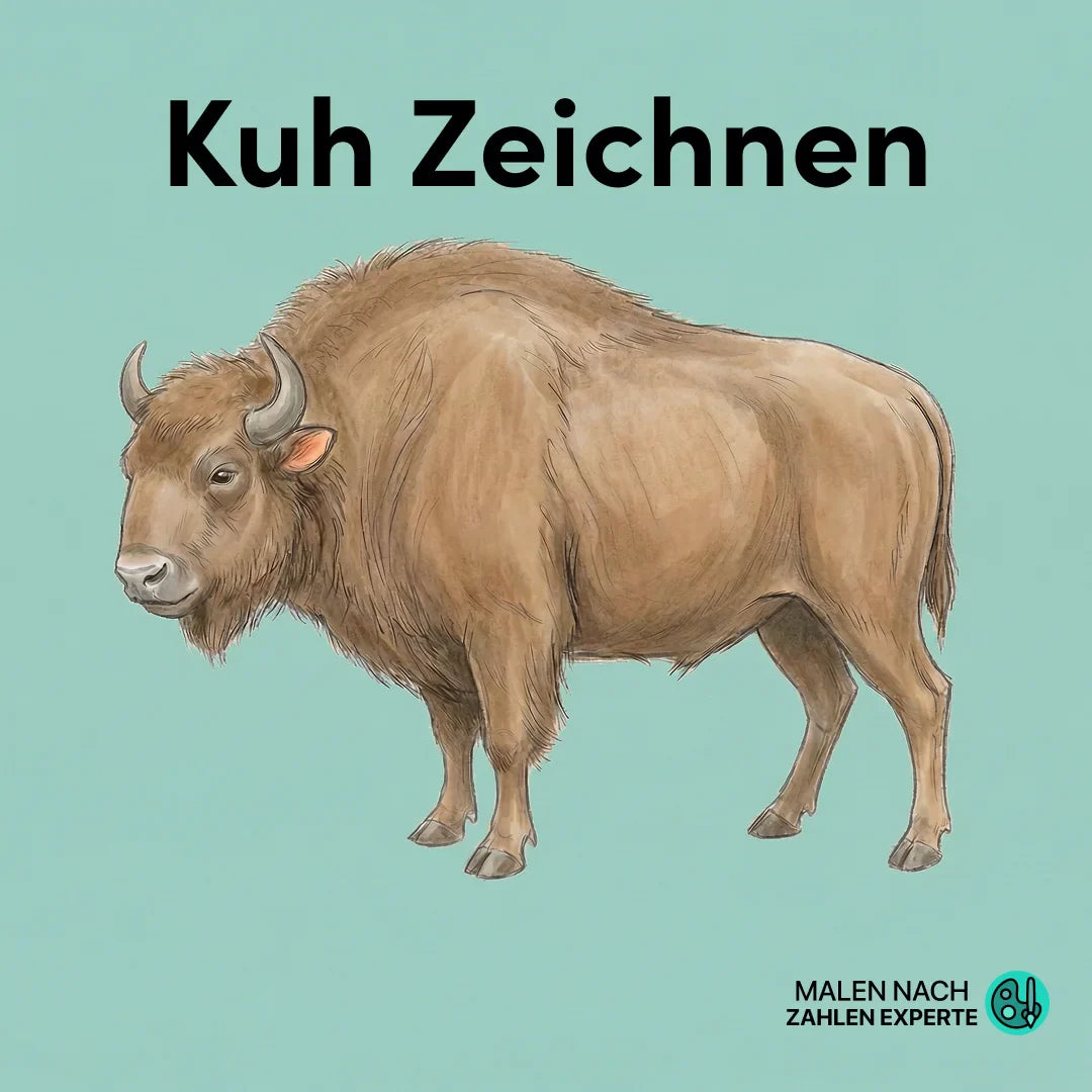 Kuh zeichnen lernen: Einfache Schritt-für-Schritt Anleitung für realistische Ergebnisse