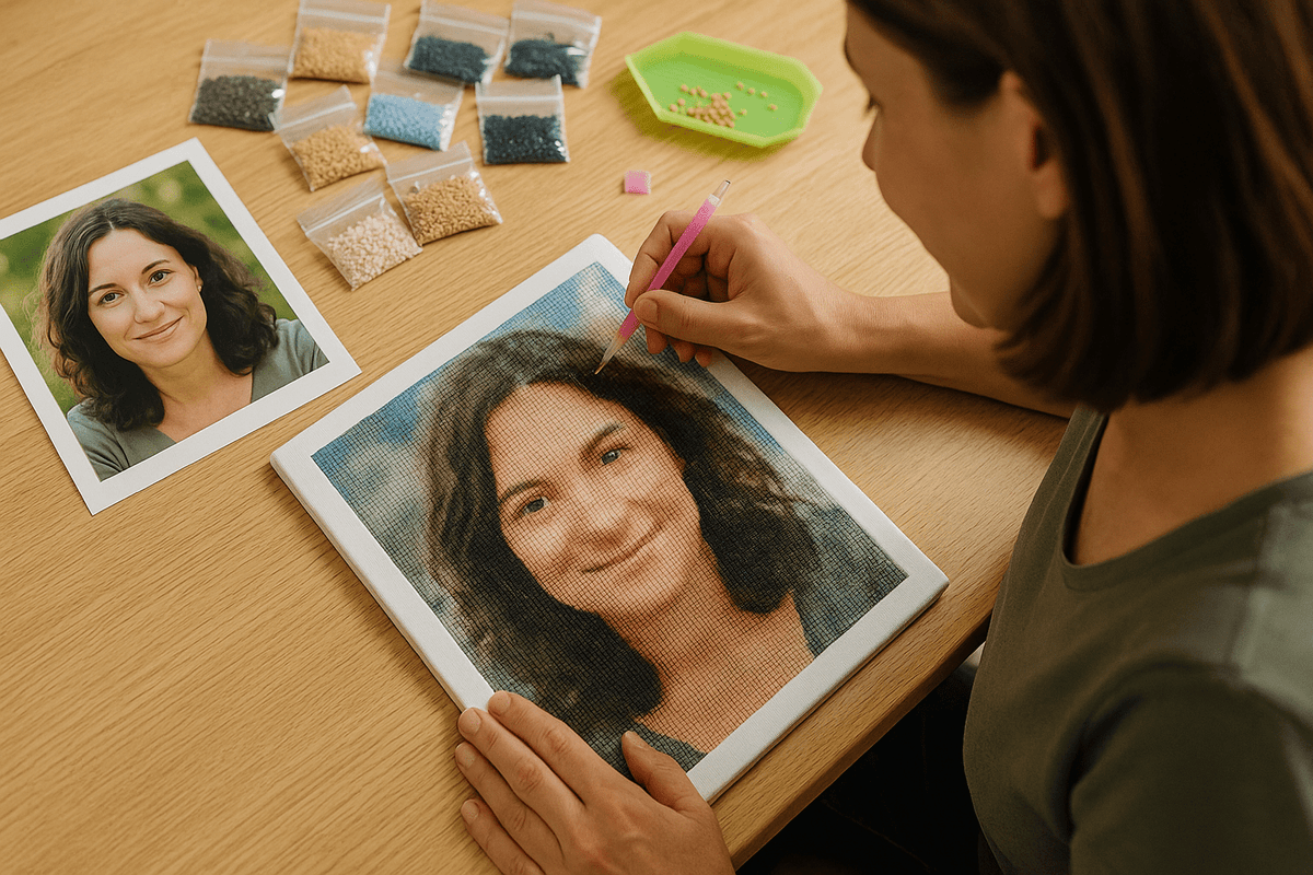 Diamond Painting mit eigenem Foto – So gelingt Ihr einzigartiges Kunstwerk