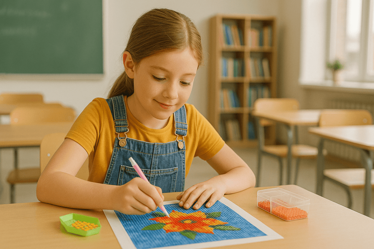 Diamond Painting Schachbrett-Methode: Perfekte Ergebnisse Schritt für Schritt