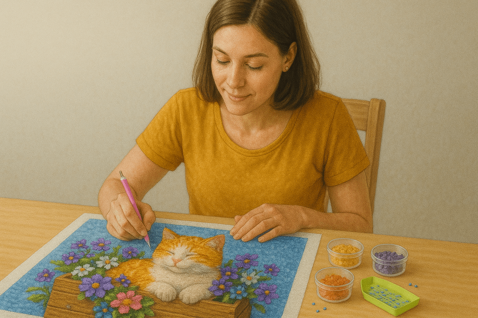 Diamond Painting zum Abbau von Stress und Angstzuständen