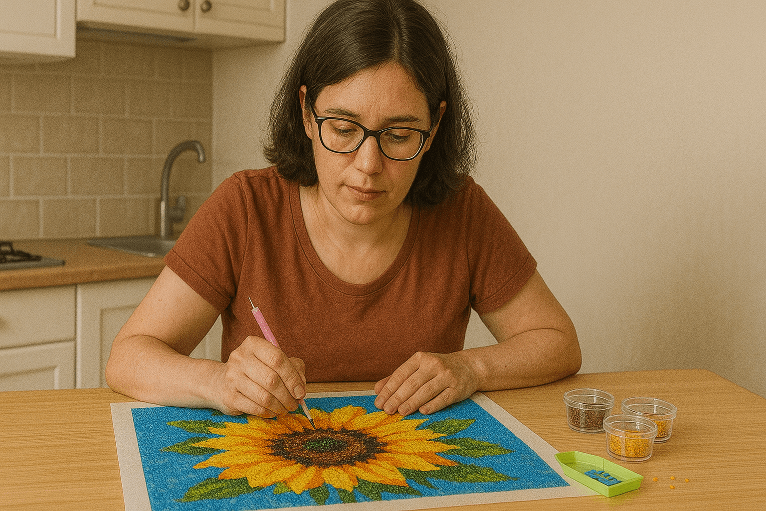 Die LED-Lichtplatte für Diamond Painting – besser sehen, entspannter malen