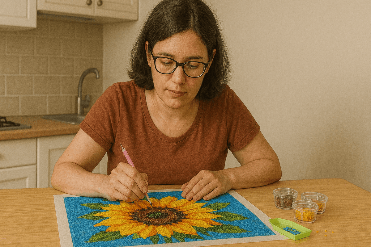 Die LED-Lichtplatte für Diamond Painting – besser sehen, entspannter malen