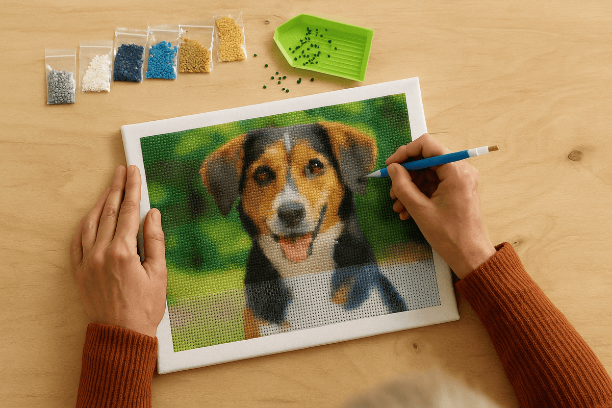 Verwandle dein Foto in ein individuelles Diamond Painting