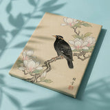 Malen nach Zahlen Amsel bei Magnolie Japan