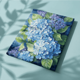 Malen nach Zahlen Blaue Hortensie