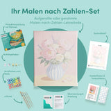Malen nach Zahlen Blumentopf
