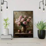 Diamond Painting Brocante Rosa Pfingstrosen