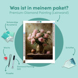 Diamond Painting Brocante Rosa Pfingstrosen