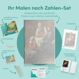 Malen nach Zahlen Christus im Haus von Martha und Maria