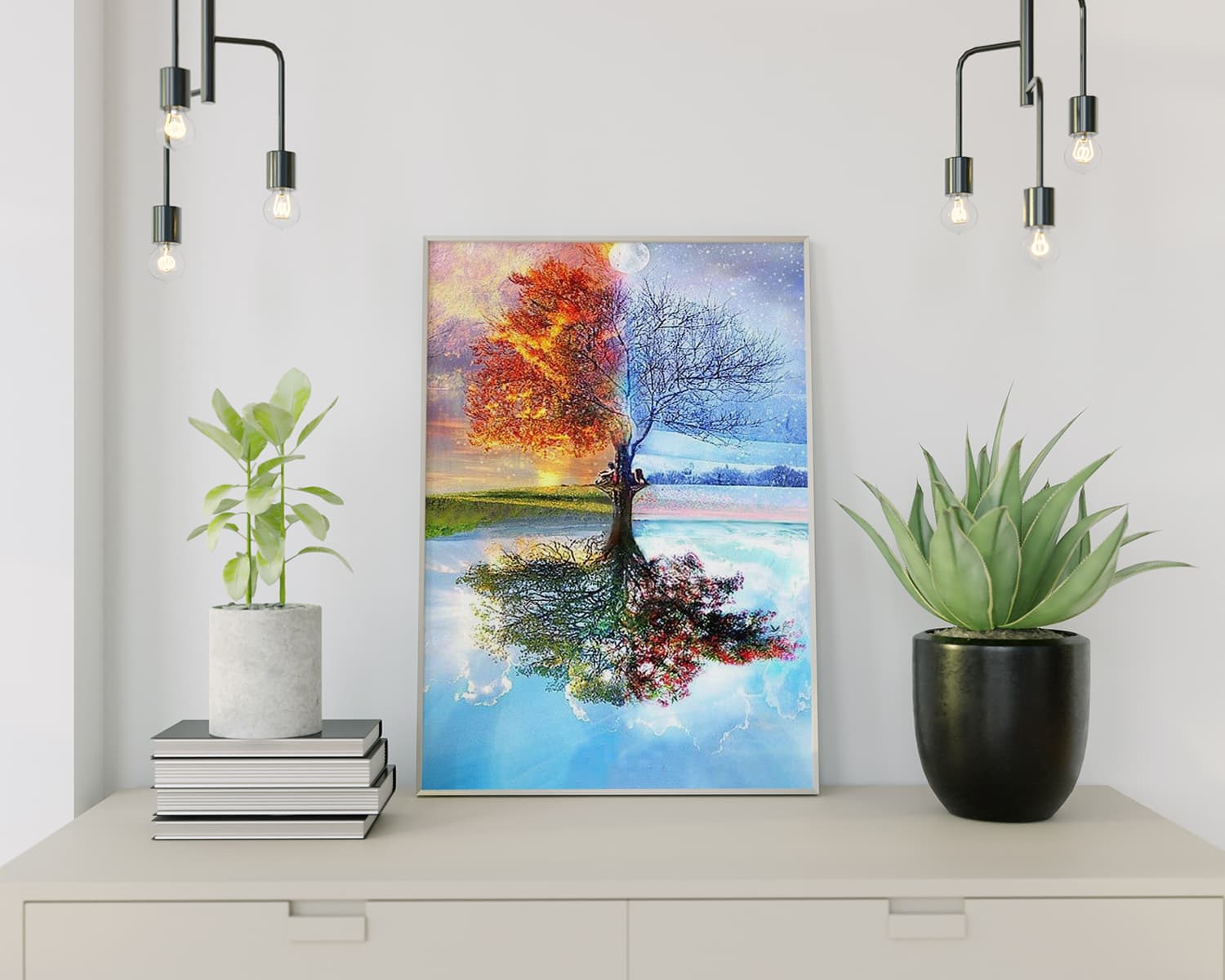 Diamond Painting 4 Jahreszeiten