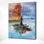 Diamond Painting 4 Jahreszeiten