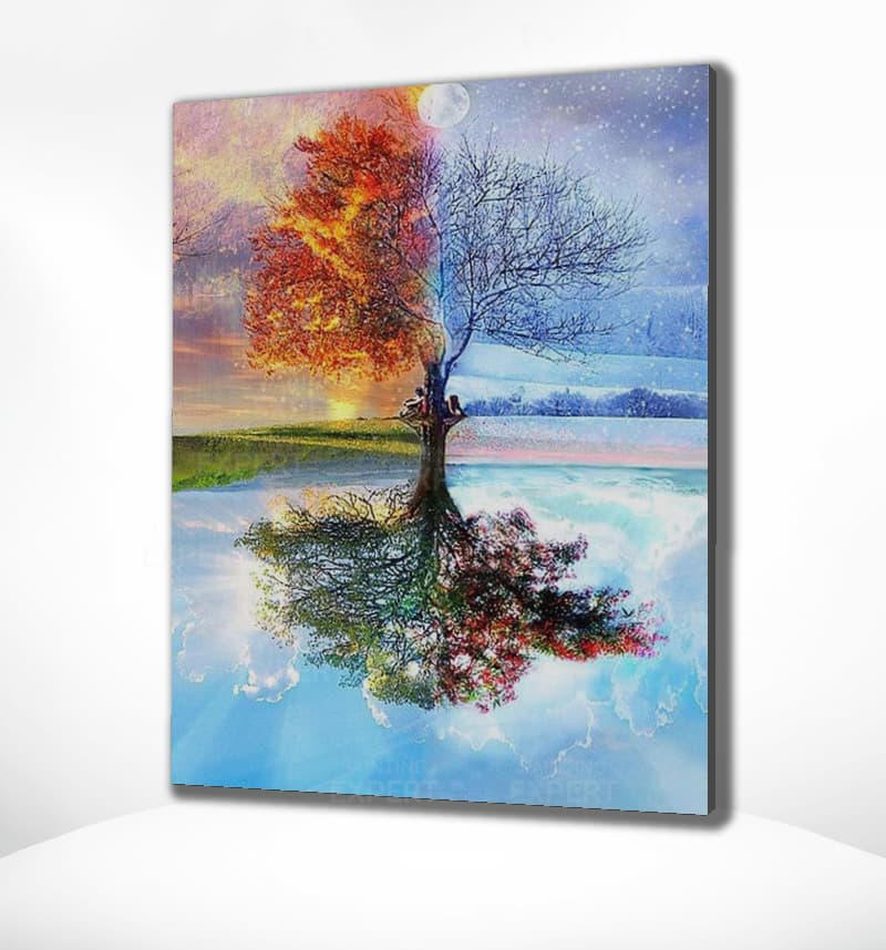 Diamond Painting 4 Jahreszeiten