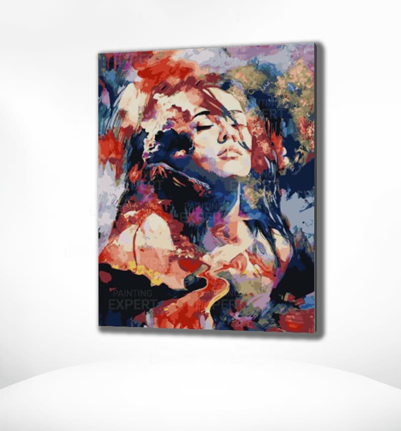 Diamond Painting Bunte Frau