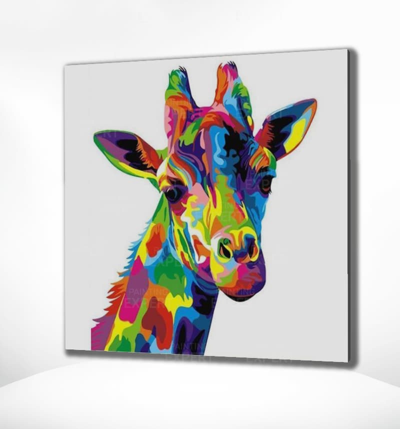 Diamond Painting Bunte Giraffe