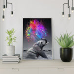 Diamond Painting Bunter Elefant