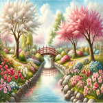 Diamond Painting Bunter Park