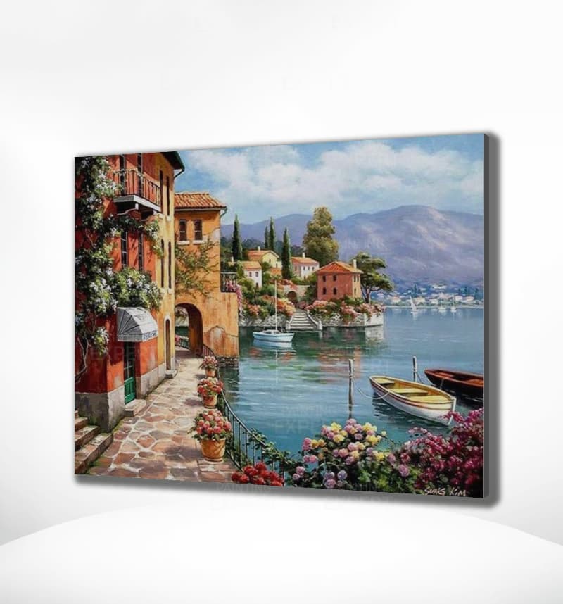 Diamond Painting Italienische Stadt