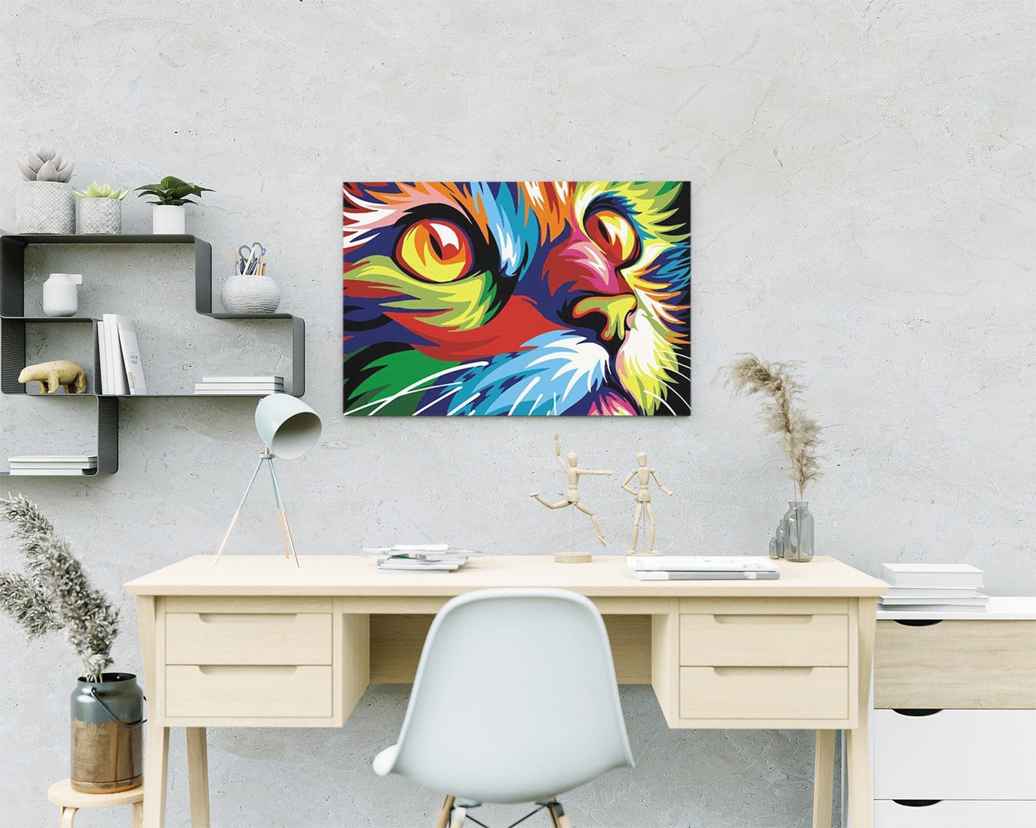 Diamond Painting Katzenkopf