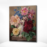 Diamond Painting Porträt Blumenstrauß
