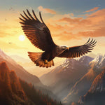 Diamond Painting Raubvogel