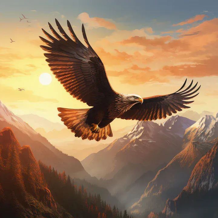 Diamond Painting Raubvogel