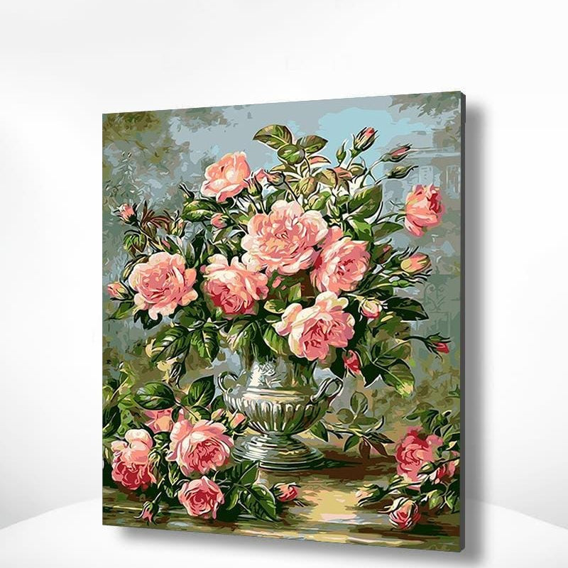 Diamond Painting Rosa Rosenstrauß