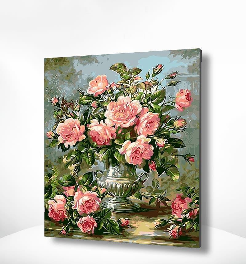 Diamond Painting Rosa Rosenstrauß