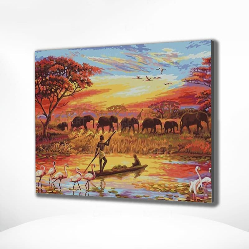 Diamond Painting Savanne Afrikas