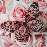 Diamond Painting Schmetterling mit Blumen