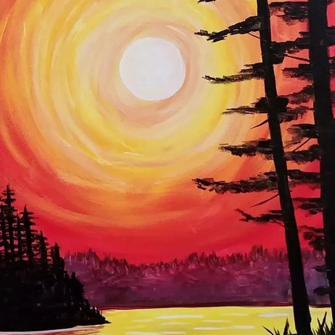 Diamond Painting Sonnenuntergang