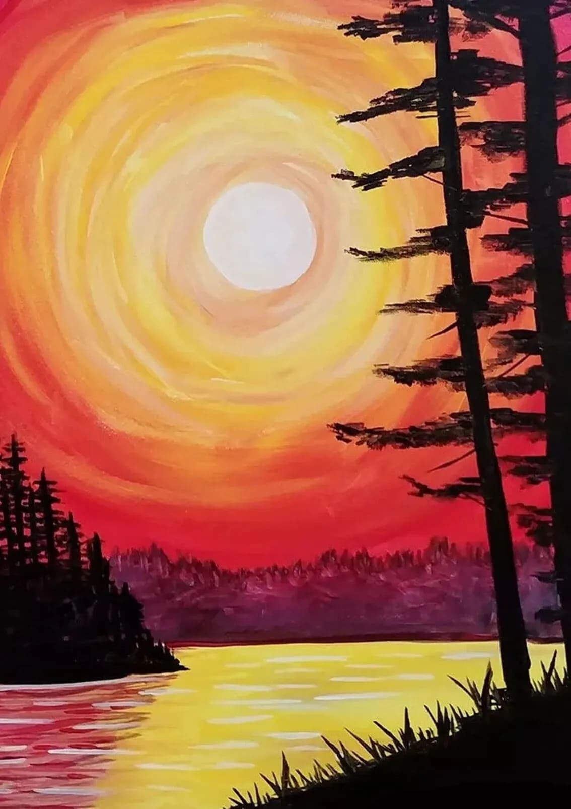 Diamond Painting Sonnenuntergang