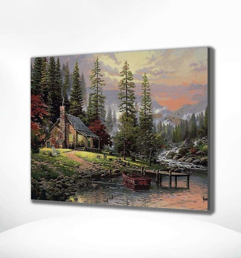 Diamond Painting Tannenbäume