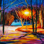 Diamond Painting Wald Sonnenuntergang