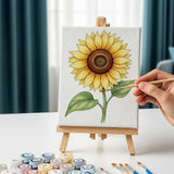 Malen nach Zahlen – 6 Mini-Gemälde - Die Sprache der Blumen