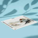 Diamond Painting Einsamer Baum in einer Berglandschaft Japan