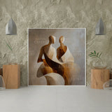 Diamond Painting Fließendes Paar Abstrakte Figur