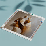 Diamond Painting Fließendes Paar Abstrakte Figur