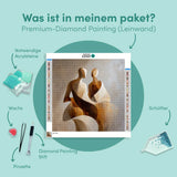 Diamond Painting Fließendes Paar Abstrakte Figur