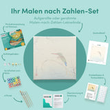 Malen nach Zahlen IJsvogel aan de oever Japan