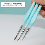 Detailpinsel-Set für feine Malarbeiten