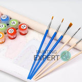 Malen nach Zahlen Farbenfroher Löwe