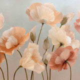 Diamond Painting Mohnblumen in sanften Farben