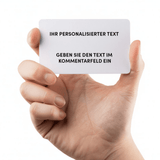 Personalisierte Karte zur Bestellung