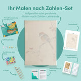 Malen nach Zahlen Vogel auf einem stillen Ast Japan