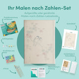 Malen nach Zahlen Zwei Vögel zwischen Ahornblättern (Herbst) Japan