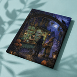 Fertige Leinwand Die Apotheke der Nacht auf Stoff