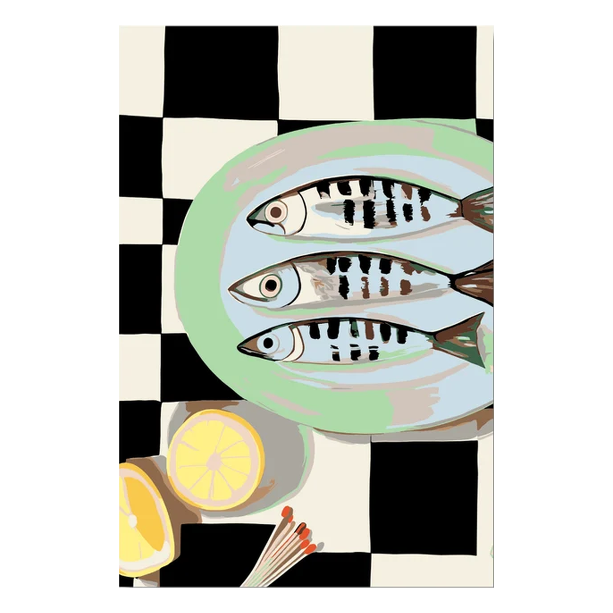 Freigestelltes Motiv Fischtrio ohne Hintergrund