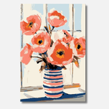 Korallenblüten als Malen-nach-Zahlen-Motiv
