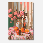 Orangenblüten als Malen-nach-Zahlen-Motiv