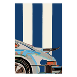 Freigestelltes Motiv Retro Sportwagen ohne Hintergrund